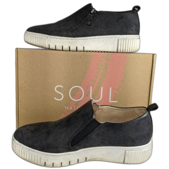 SOUL Turner Slip On Sneaker black 9 - Picture 1 of 9
